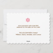 ハピークリスマスオーナメントホリデーズカード シーズンカード (裏面)