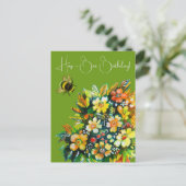 ハピーバースデー ポストカード (スタンド正面)