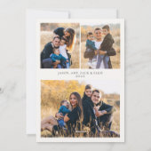 ハピーホリデーズ フォト レトロ ネイビー シーズンカード (裏面)