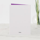 ハピーホリデー水彩ローソク シーズンカード (裏面)