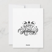 ハピーホリデー ヴィンテージカード シーズンカード (裏面)