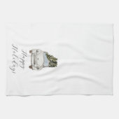 ハピーホリデー ヴィンテージカー キッチンタオル (横)