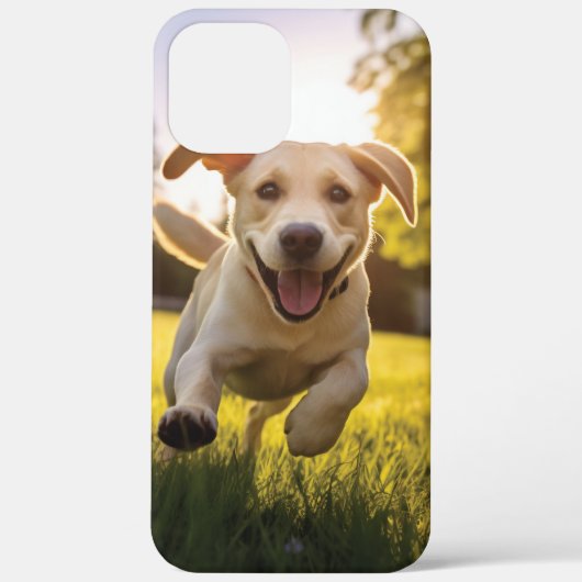 ハピーラブラドールパピ走ー Case-Mate iPhoneケース (裏面)