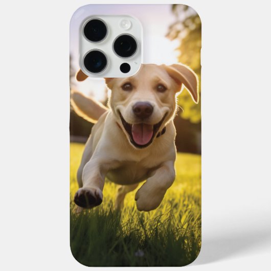ハピーラブラドールパピ走ー Case-Mate iPhoneケース (裏面)