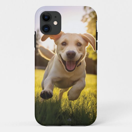 ハピーラブラドールパピ走ー Case-Mate iPhoneケース (裏面)