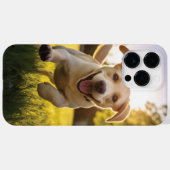 ハピーラブラドールパピ走ー Case-Mate iPhoneケース (裏面 (横))