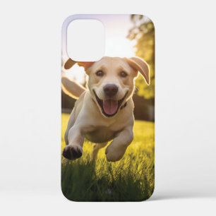 ハピーラブラドールパピ走ー iPhone 12 MINI ケース