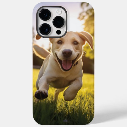 ハピーラブラドールパピ走ー Case-Mate iPhoneケース (裏面)