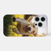 ハピーラブラドールパピ走ー iPhoneケース (裏面横)