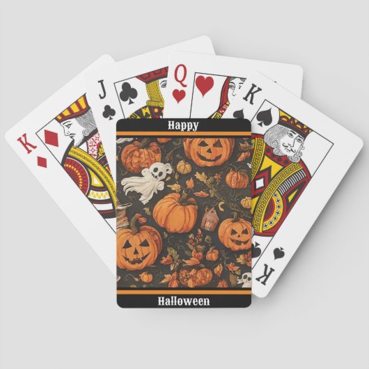 ハピーヴィンテージハロウィーンコレクション トランプ (裏面)