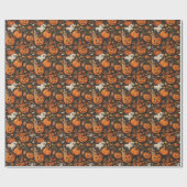 ハピーヴィンテージハロウィーンコレクション ラッピングペーパー (フラット)