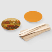 ハピー秋クラシックトラクターとファーム ハンドファン (組立なし)