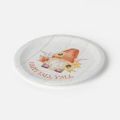 ハピー秋ヤル格言 ペーパープレート (アングル)