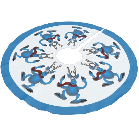 ハピー踊りトナディアホリデイ ブラッシュドポリエステルツリースカート (アングル)