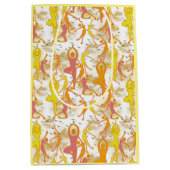 ハピー踊りヨガガガールズ ミディアムペーパーバッグ (正面)