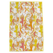 ハピー踊りヨガガガールズ ミディアムペーパーバッグ (裏面)