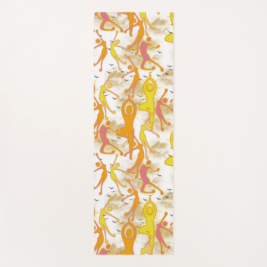 ハピー踊りヨガガガールズ ヨガマット (正面)