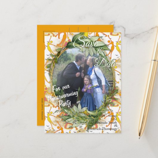 ハピー踊りヨガガガールズ 案内ポストカード (正面/裏面インサイチュ)