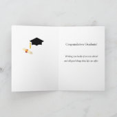 ハピー顔卒業カード カード (内部)