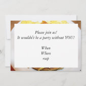 ハピー顔朝食 招待状 (裏面)