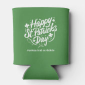 ハピーSt patricks dayパーティーシャムロカスタムックスBeer 缶クーラー (裏面)