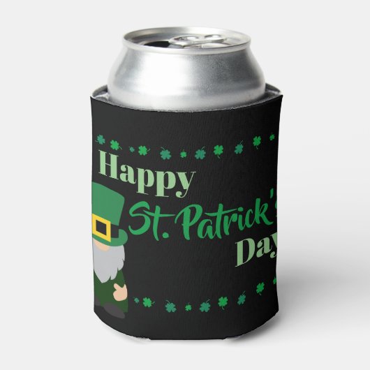 ハピーSt patricks dayレプレシャン格言 缶クーラー (缶正面)