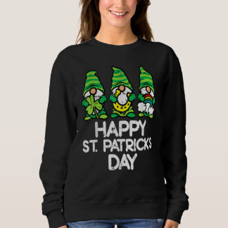 ハピーSt patricks day格言サンパディスパティW スウェットシャツ