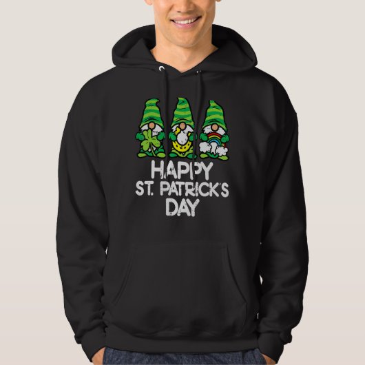 ハピーSt patricks day格言サンパディスパティW パーカ (正面)