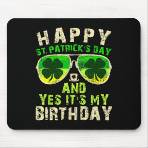 ハピーSt patricks day誕生日サンパディスウィメンズ マウスパッド