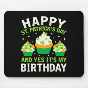 ハピーSt patricks day誕生日サンパディスウィメンズ マウスパッド