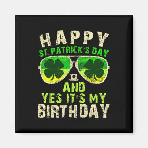 ハピーSt patricks day誕生日サンパディスウィメンズ マグネット
