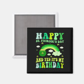 ハピーSt patricks day誕生日サンパディスウィメンズ マグネット (正面/裏面)