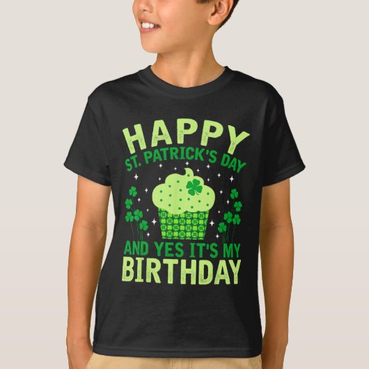 ハピーSt patricks day誕生日サンパディスウィメンズ Tシャツ (正面)