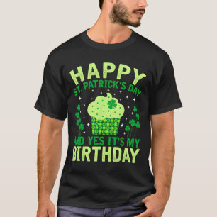 ハピーSt patricks day誕生日サンパディスウィメンズ Tシャツ