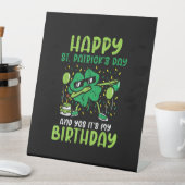 ハピーSt patricks day誕生日シャムロックダブデイP 台座サイン (インサイチュ)