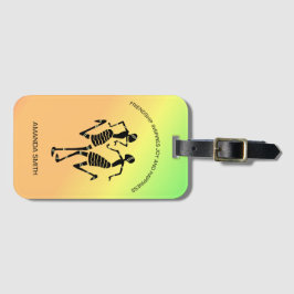 ハピ感動的ンカラフル・ダンス ラゲッジタグ
