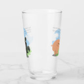 ハフとパフ タンブラーグラス (左)