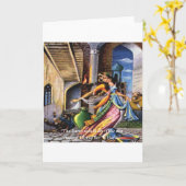 ハフィズ(サン&アース)ラブ引用文 カード (黄色い花)