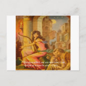 ハフィズ「神の円」知恵引用文 ポストカード (正面)