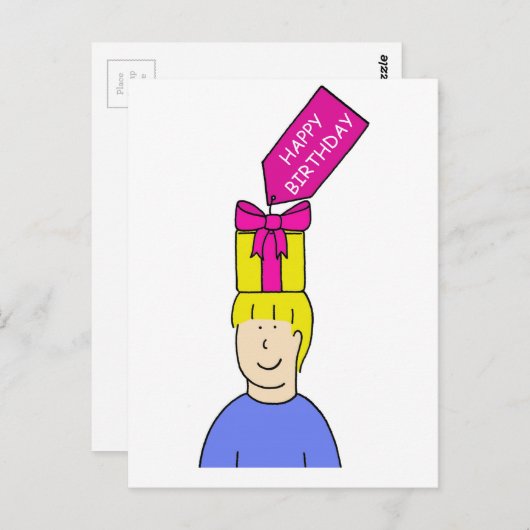 ハフィー誕生日ヘアスタイリスト ポストカード (正面/裏面)