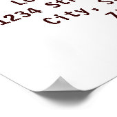 ハフェストのプロモカスタマイズポスター! ポスター (角)