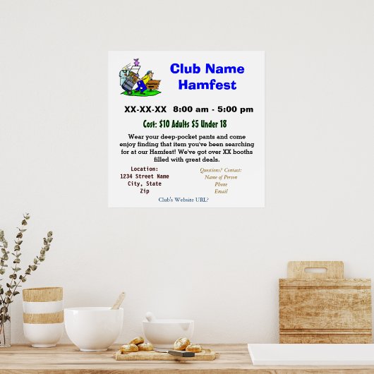 ハフェストのプロモカスタマイズポスター! ポスター (キッチン)