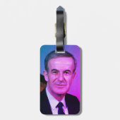 ハフェズ・アル=アサド、シリア・アラブ共和国大統領 ラゲッジタグ (裏面縦)