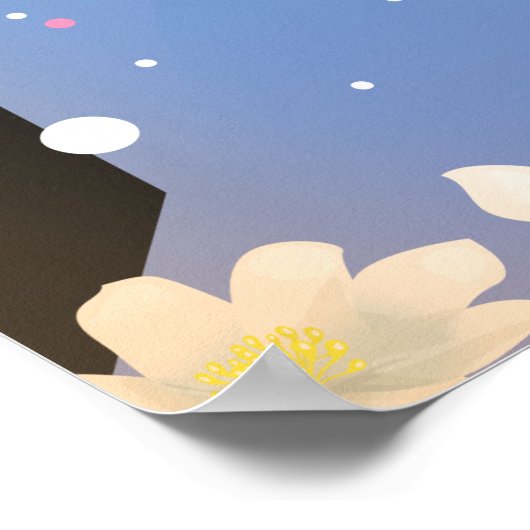 ハフジェル・アルピンセンターノルウェーの美しいスキーポスター。 ポスター (角)