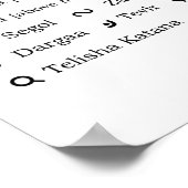 ハフタラの踏み板 ポスター (角)