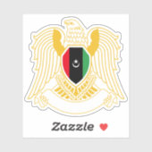 ハフタールが使用するリビアの紋章 シール (シート)