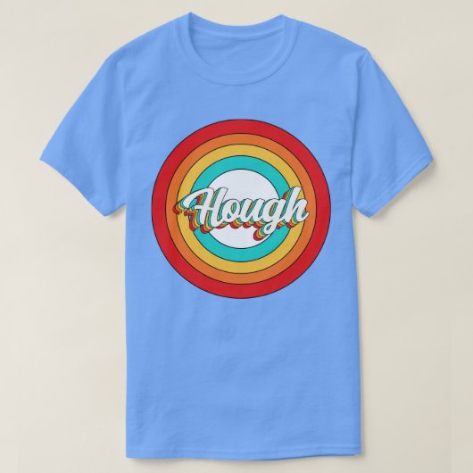 ハフネームシャツヴィンテージハフサークル Tシャツ (デザイン正面)
