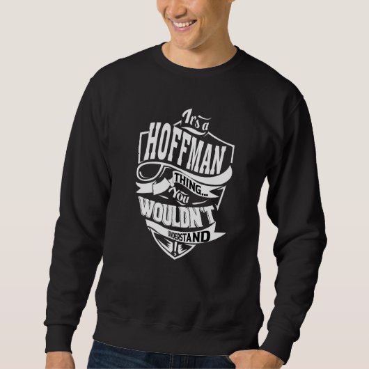 ハフマンな事だ スウェットシャツ (正面)
