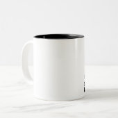 ハフリンジャーの方が良い ツートーンマグカップ (正面左)