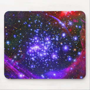 ハブの中のアーチの星団の深い マウスパッド
